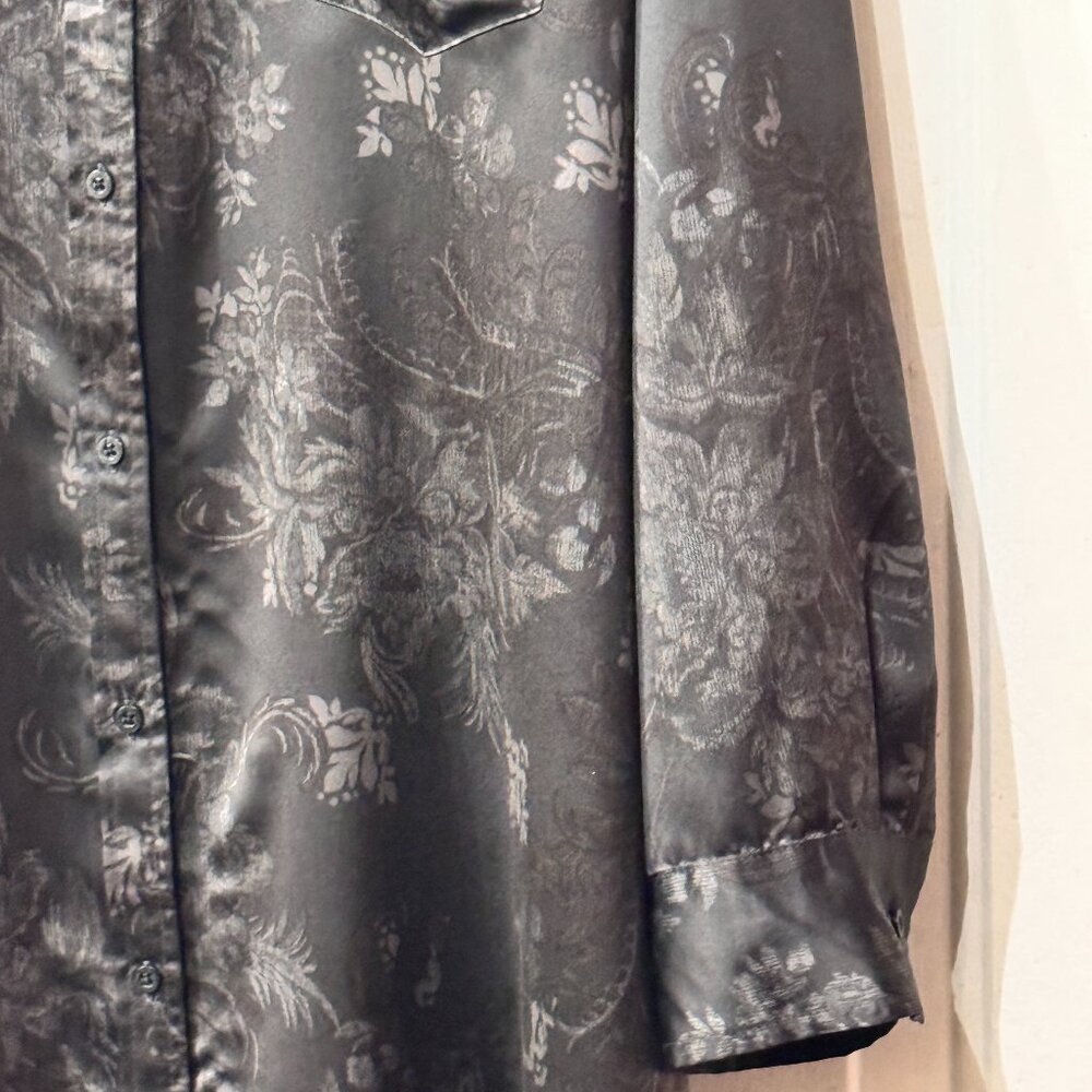 Lauren Ralph Lauren Sz L Long Sleeve Tunic  Nightshirt Monogram Embroidered - Picture 3 of 8